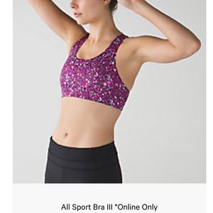 Lululemon All Sports Bra III - excellent condition
